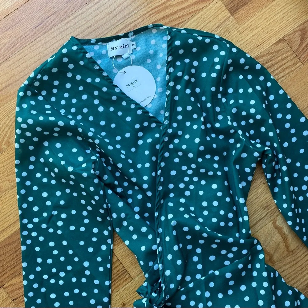 Verge Girl Green Dress NWT - Picture 5 of 6